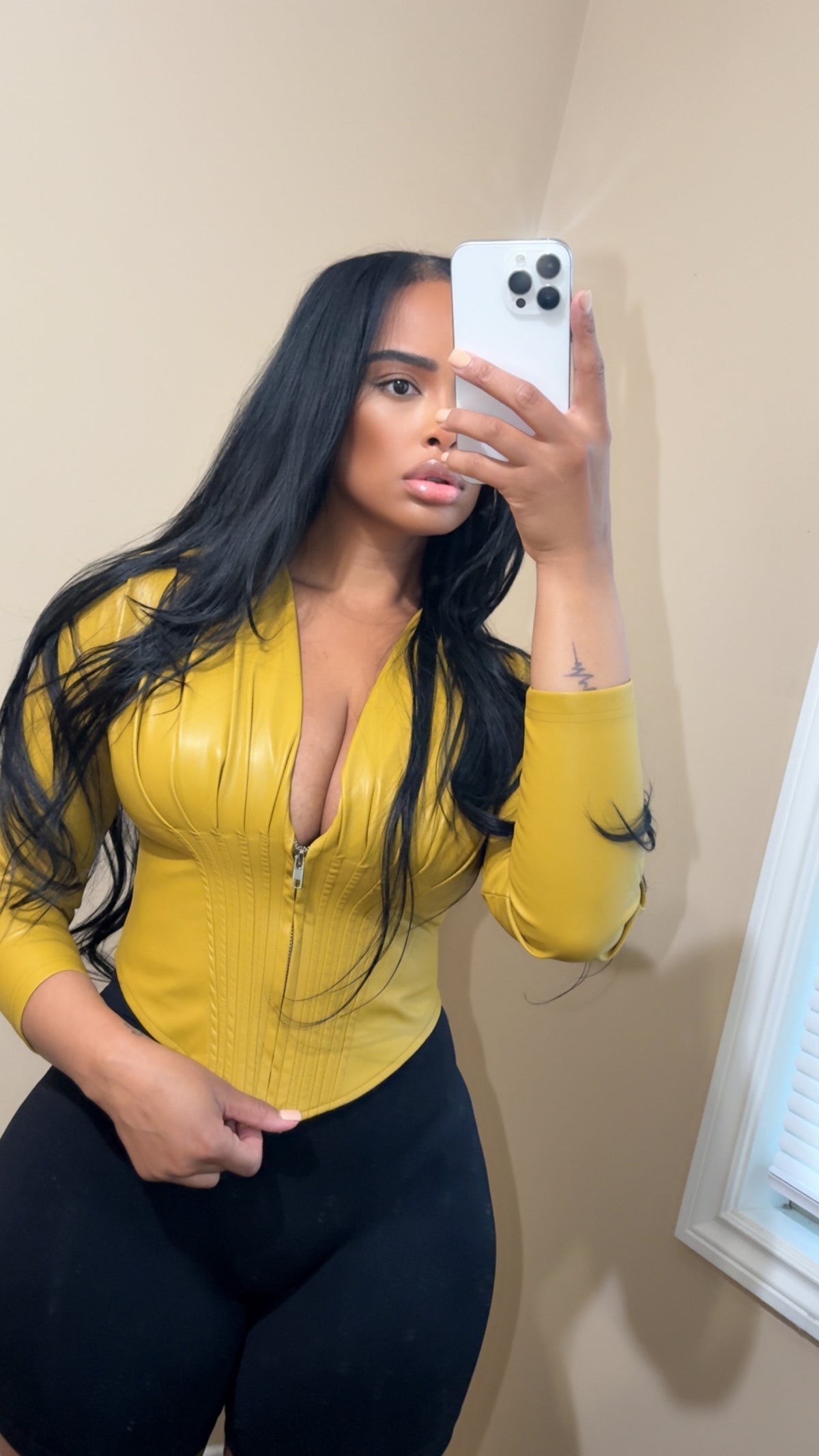 Mustard corset