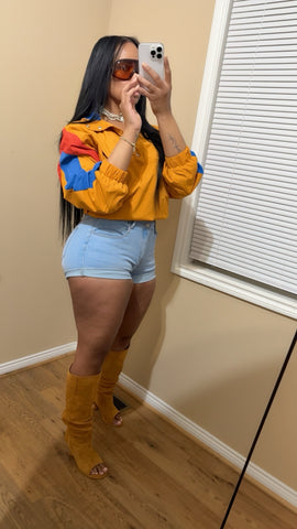 Retro windbreaker