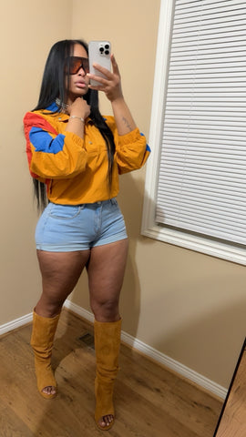 Retro windbreaker