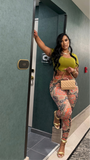 Groove in green Legging set