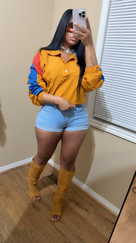 Retro windbreaker
