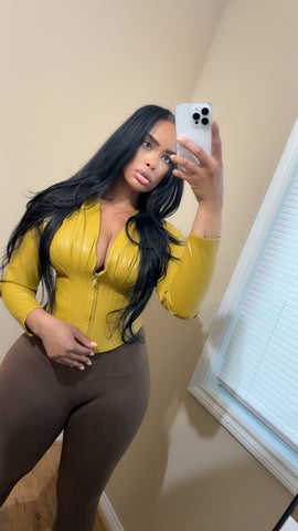 Mustard corset