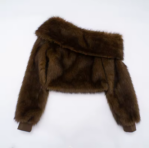 Mocha fur Sweater