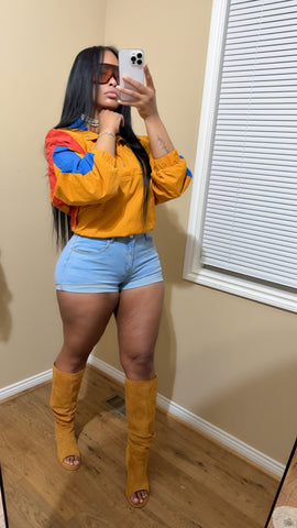 Retro windbreaker