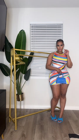 Fruit stripe Dress