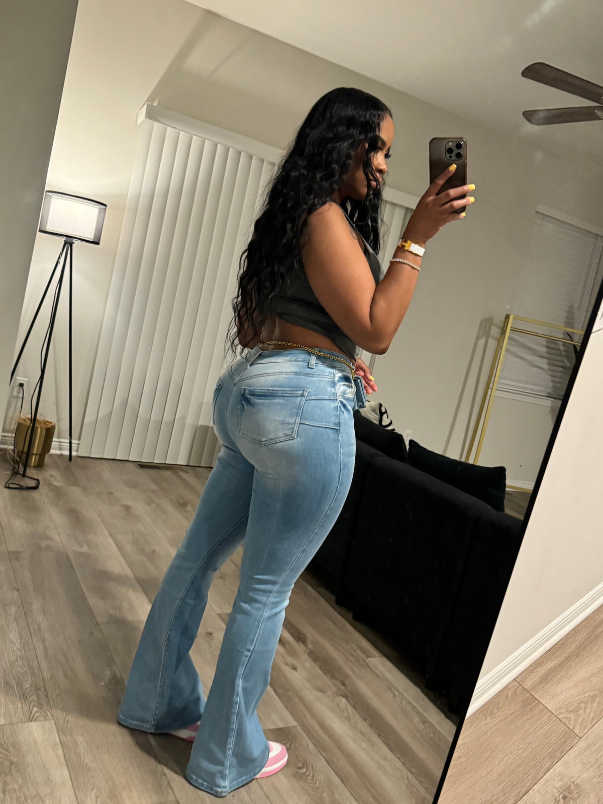 La flare jeans