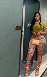 Groove in green Legging set