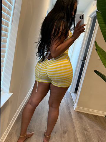 Lemon drop romper