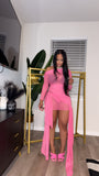 Mesh pink sugar dress