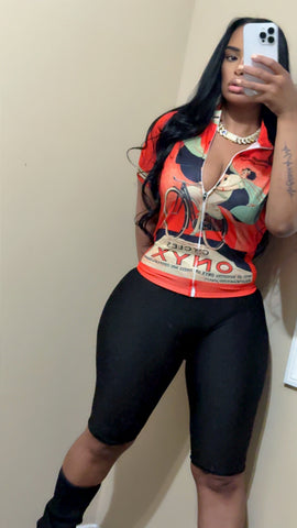Retro cycle top