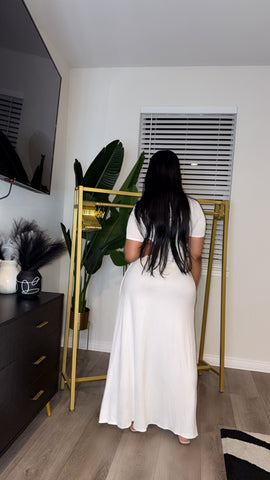 Snow white maxi