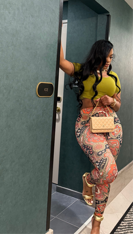 Groove in green Legging set