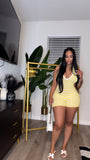 Lemon drop romper