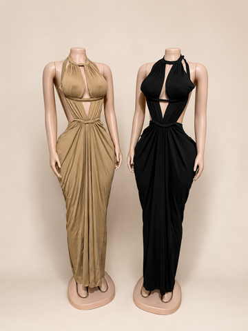 Draped dress