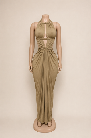 Draped dress