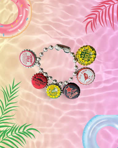 Bottle cap bracelet