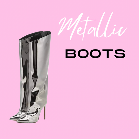 Metallic boots