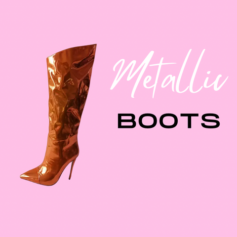 Metallic boots